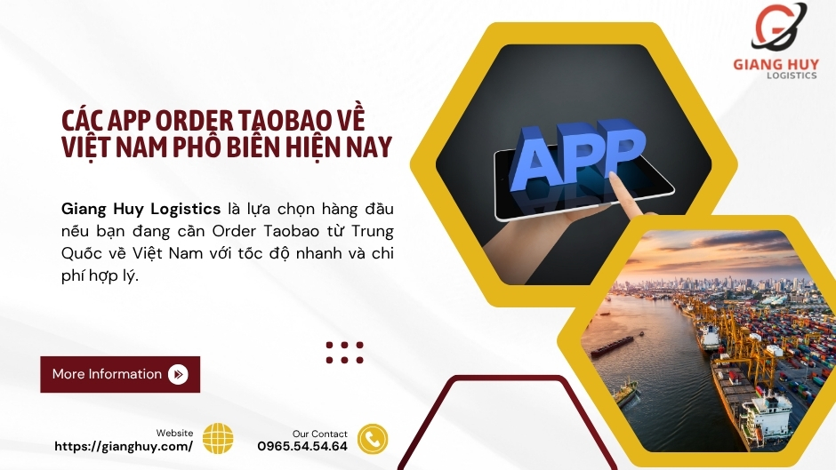 Các app order Taobao về Việt Nam phổ biến Các app order Taobao về Việt Nam phổ biến