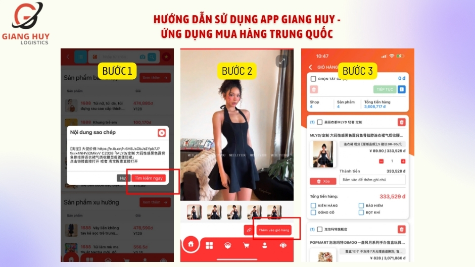 Tạo đơn hàng với link sản phẩm có sẵn trên sàn TMDT