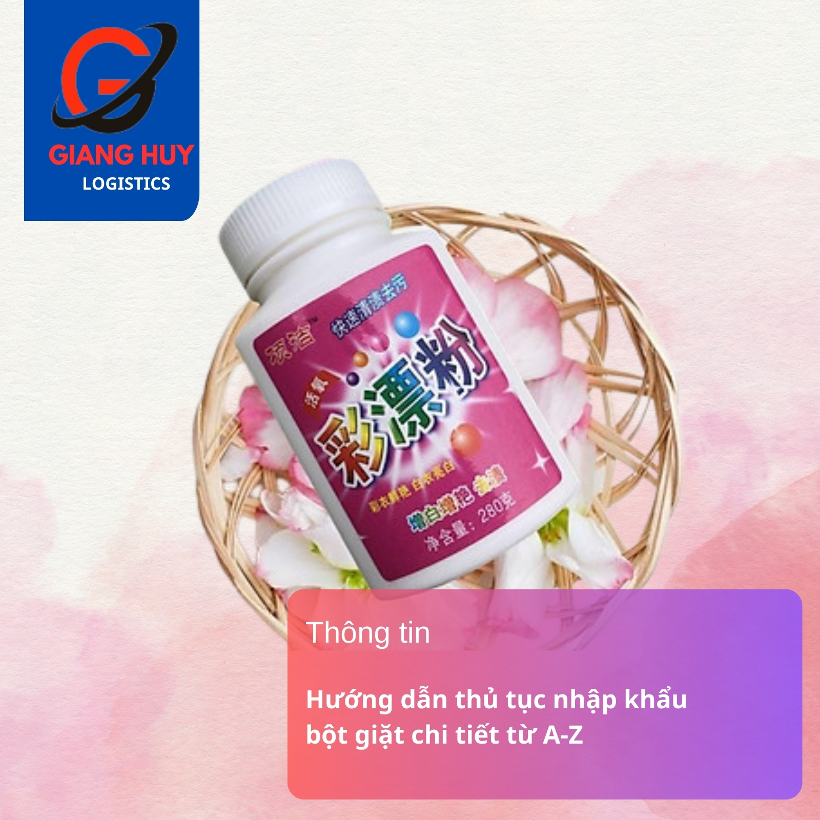 thủ tục nhập khẩu bột giặt​