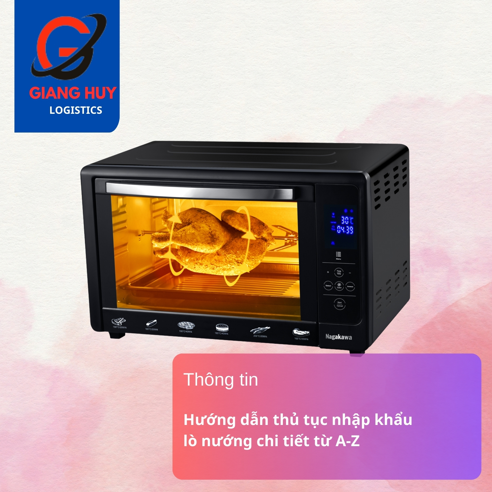 Thủ tục nhập khẩu lò nướng