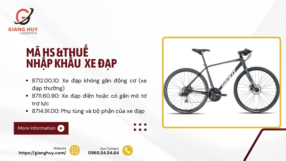 Thủ tục nhập khẩu xe đạp: Hướng dẫn chi tiết từ A đến Z 2 Thuế nhập khẩu xe đạp