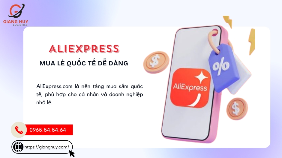 AliExpress.com – Web mua hàng quốc tế dễ dùng