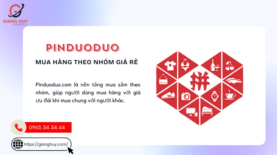 Pinduoduo.com – Mua hàng nhóm, giá siêu rẻ